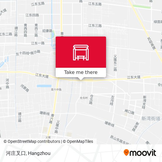 河庄叉口 map