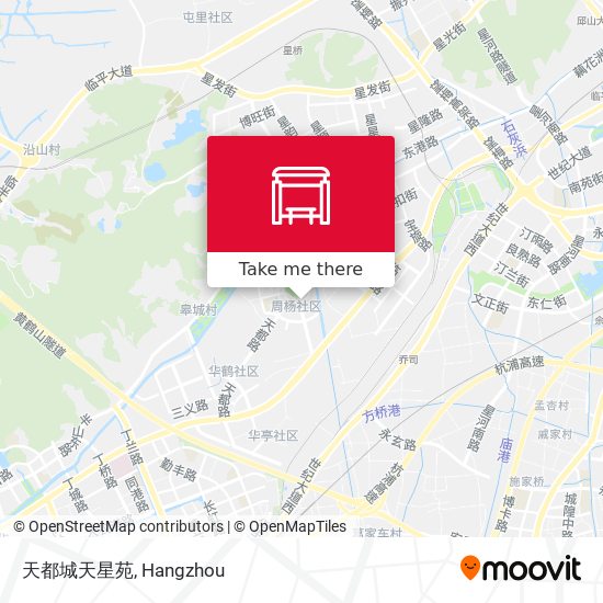天都城天星苑 map