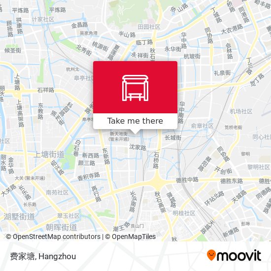 费家塘 map
