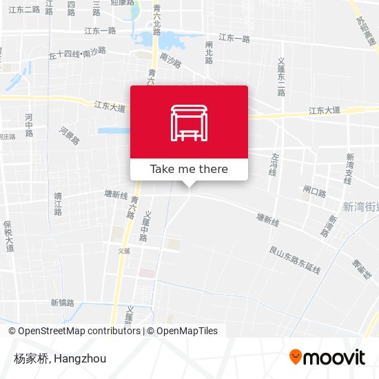 杨家桥 map