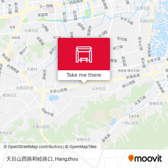 天目山西路和睦路口 map