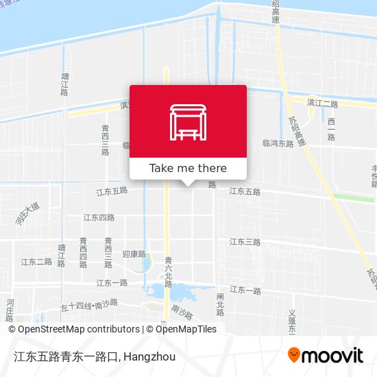江东五路青东一路口 map
