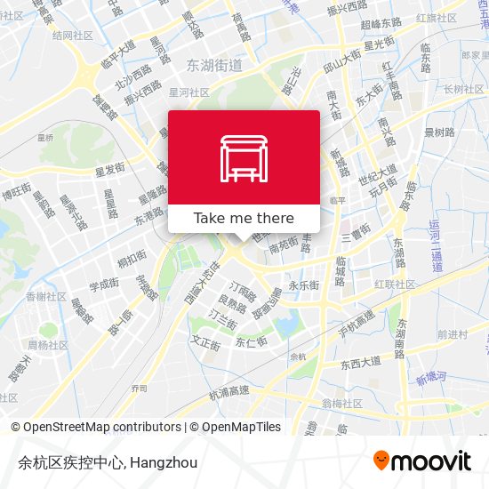 余杭区疾控中心 map