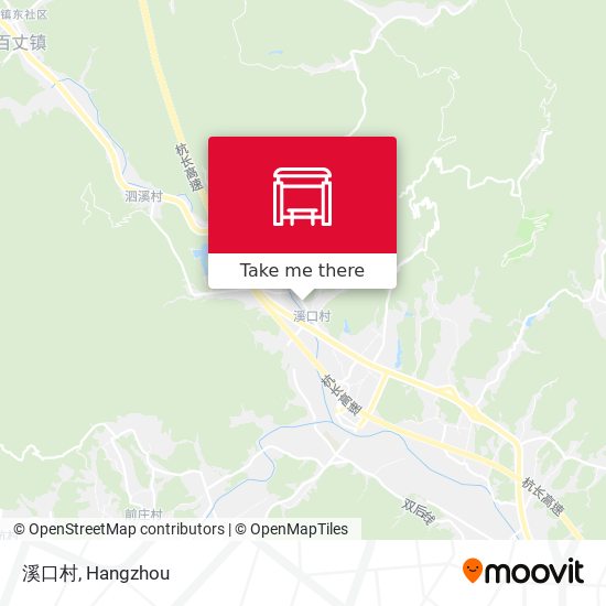 溪口村 map