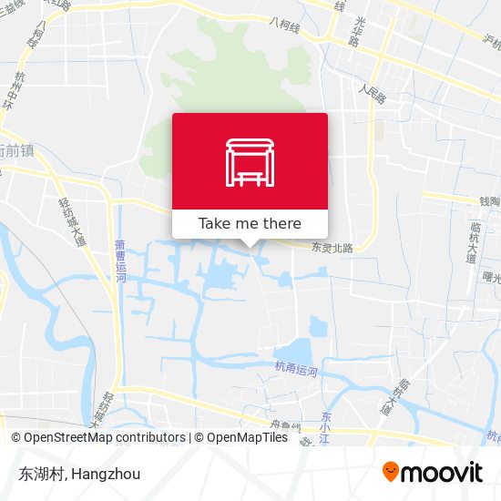 东湖村 map