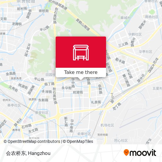 会农桥东 map
