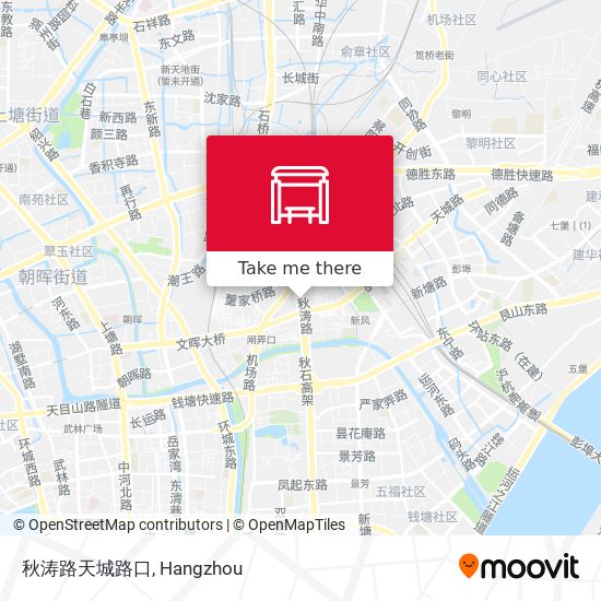 秋涛路天城路口 map