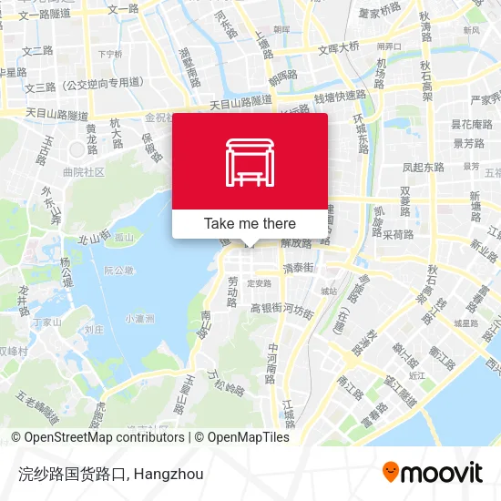 浣纱路国货路口 map