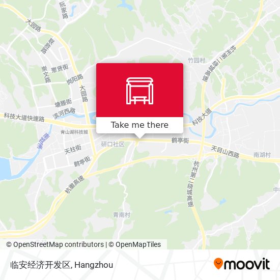 临安经济开发区 map