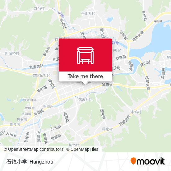 石镜小学 map