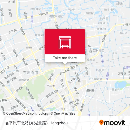 临平汽车北站(东湖北路) map