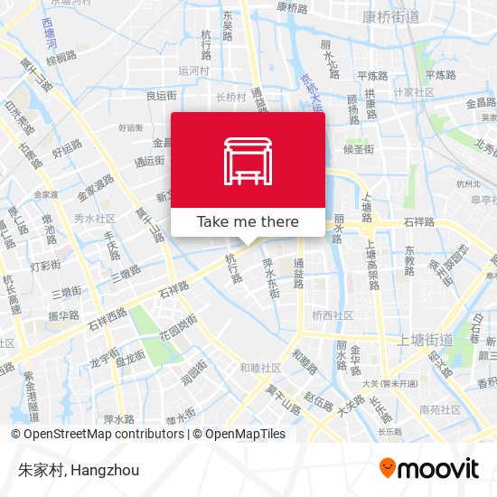 朱家村 map