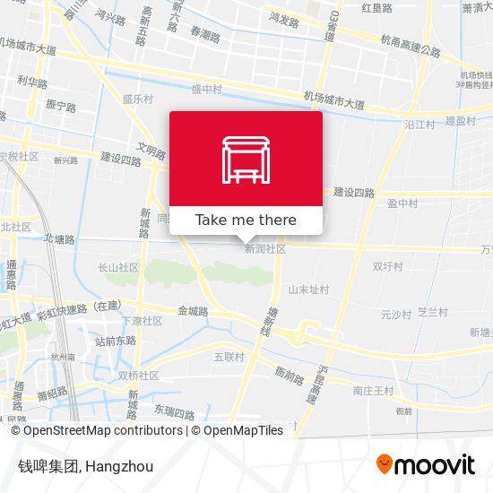 钱啤集团 map