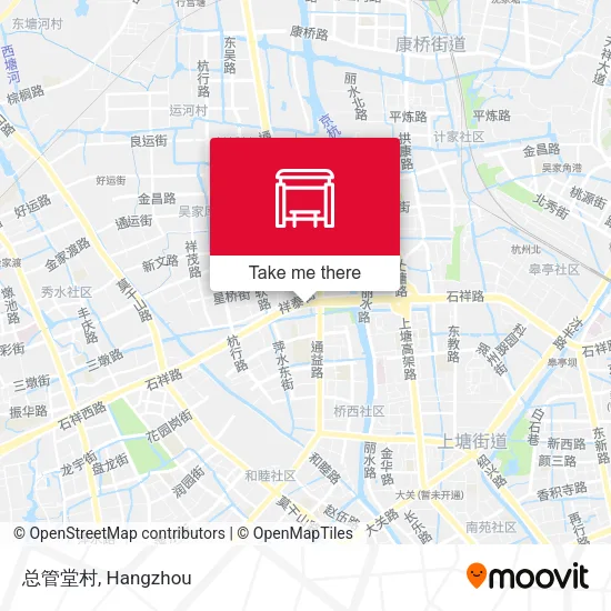 总管堂村 map