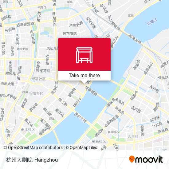 杭州大剧院 map