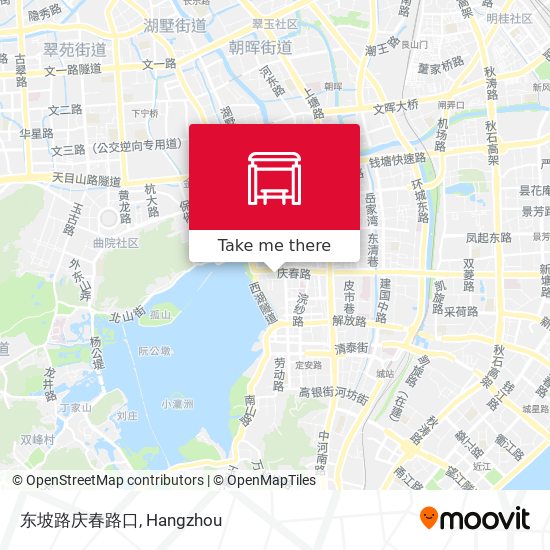 东坡路庆春路口 map