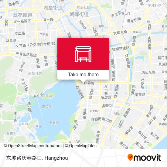东坡路庆春路口 map
