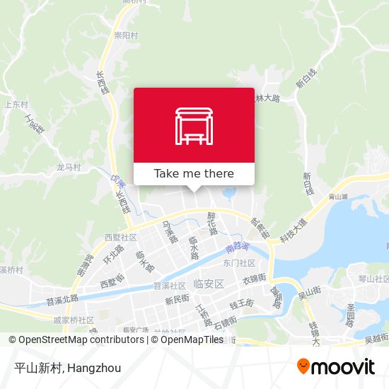 平山新村 map