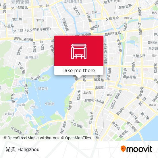 湖滨 map