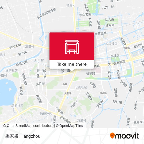 梅家桥 map
