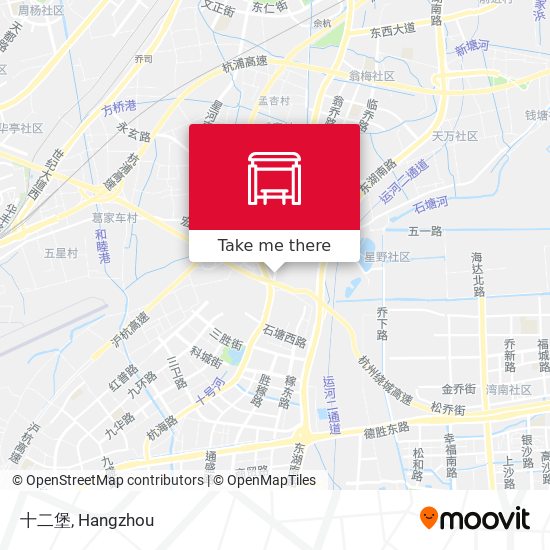 十二堡 map