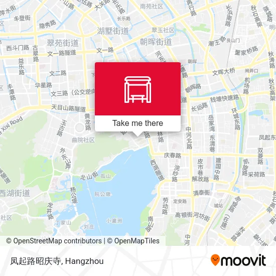 凤起路昭庆寺 map