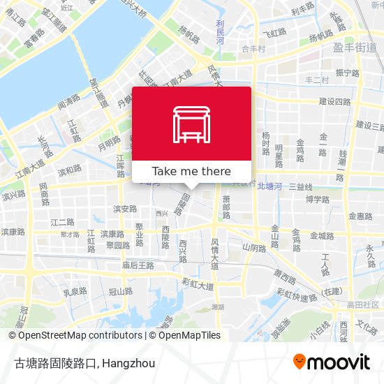 古塘路固陵路口 map