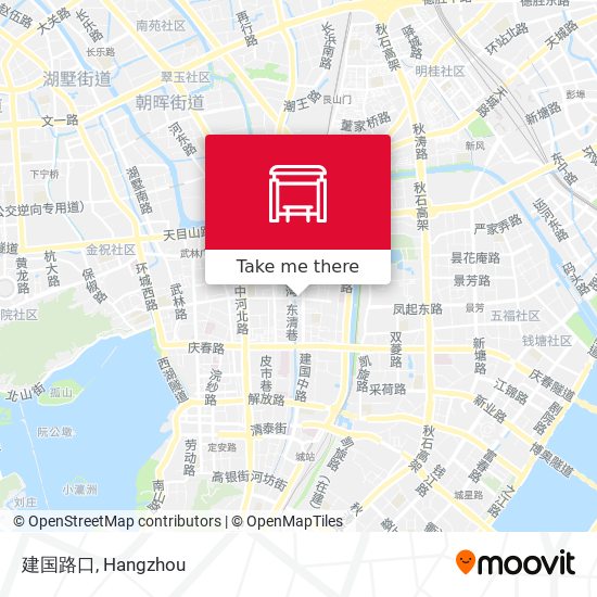 建国路口 map