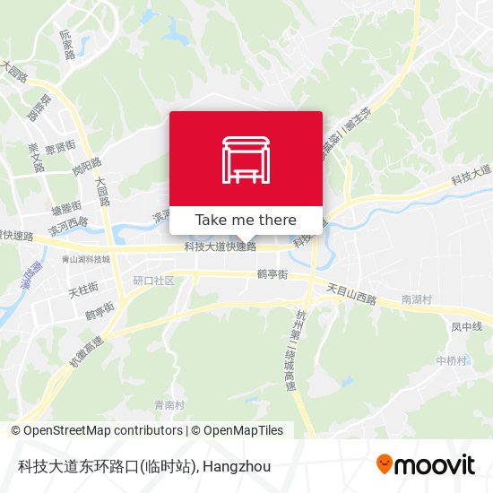 科技大道东环路口(临时站) map