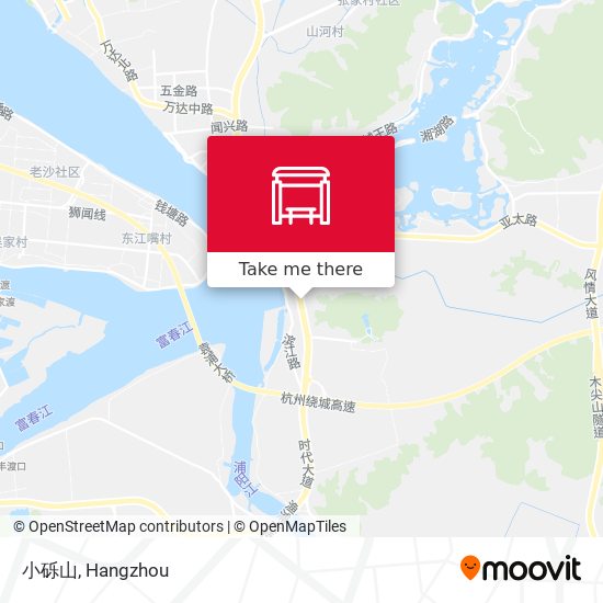 小砾山 map