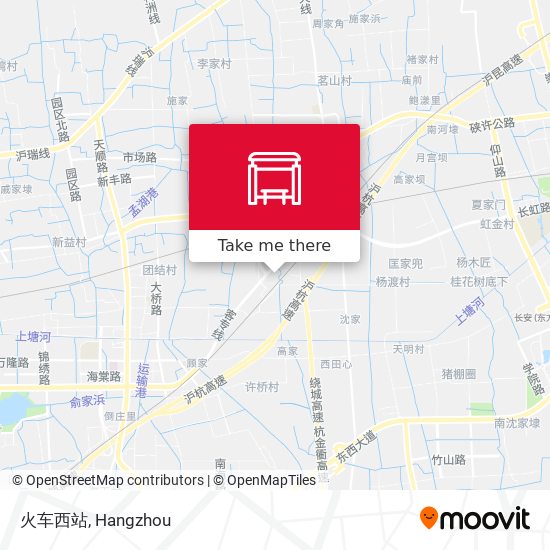 火车西站 map