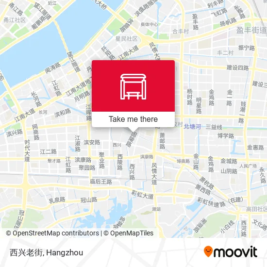 西兴老街 map
