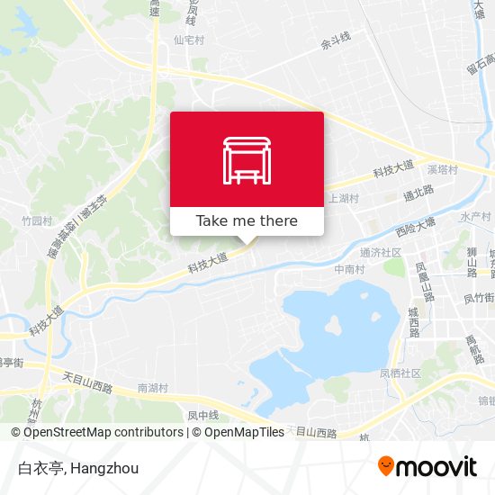 白衣亭 map