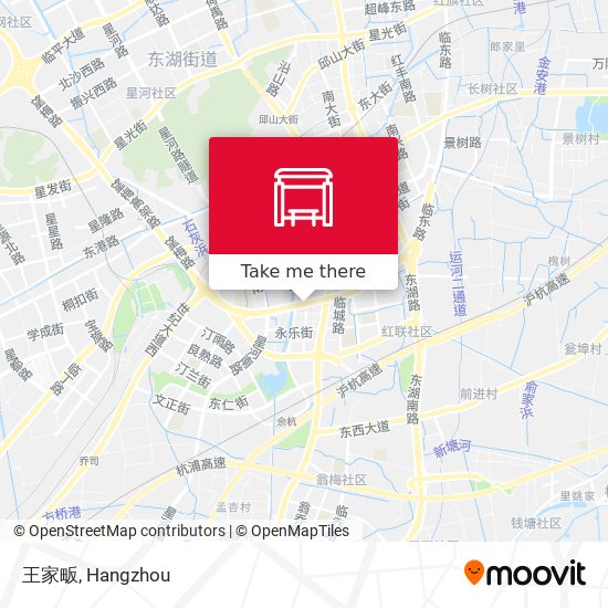 王家畈 map