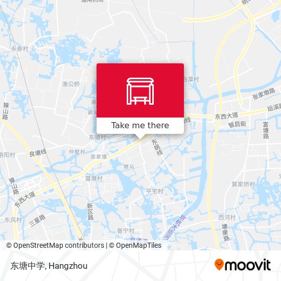 东塘中学 map