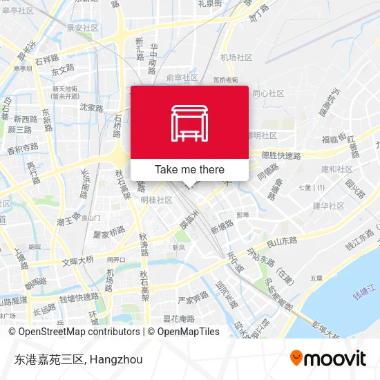 东港嘉苑三区 map