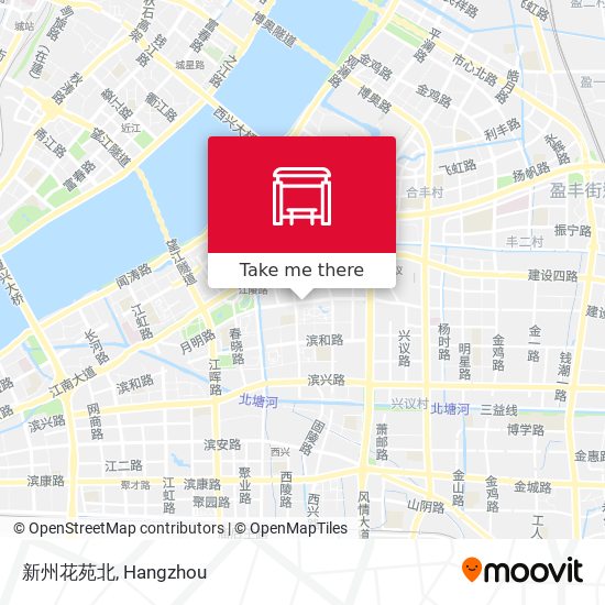 新州花苑北 map
