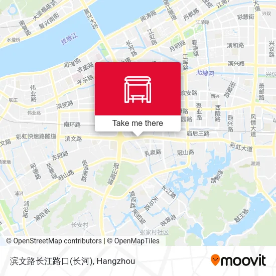 滨文路长江路口(长河) map