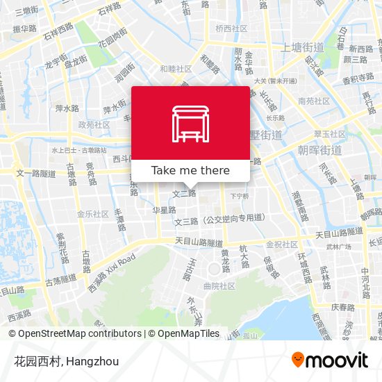 花园西村 map