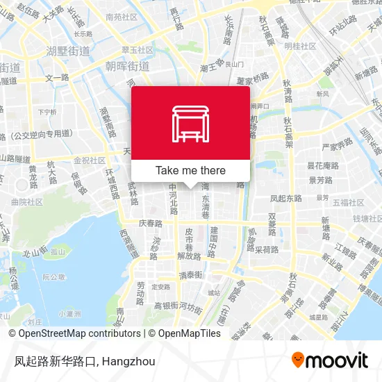凤起路新华路口 map