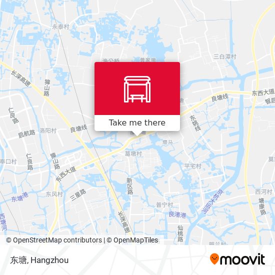东塘 map