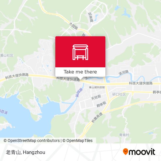 老青山 map