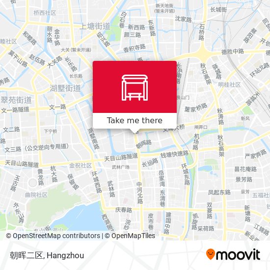 朝晖二区 map