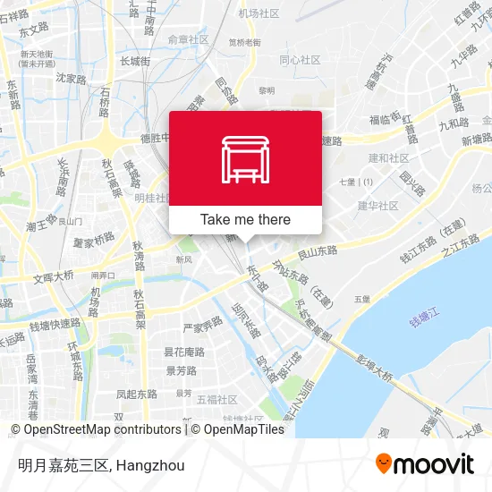 明月嘉苑三区 map