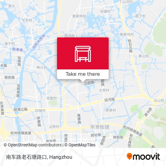 南车路老石塘路口 map