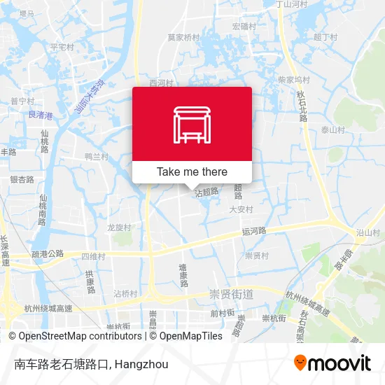 南车路老石塘路口 map
