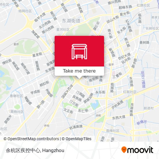 余杭区疾控中心 map