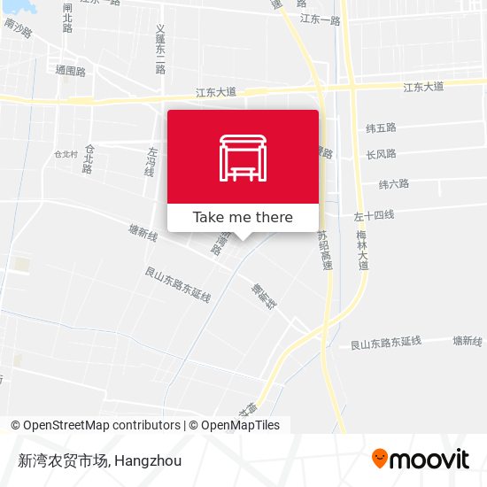 新湾农贸市场 map