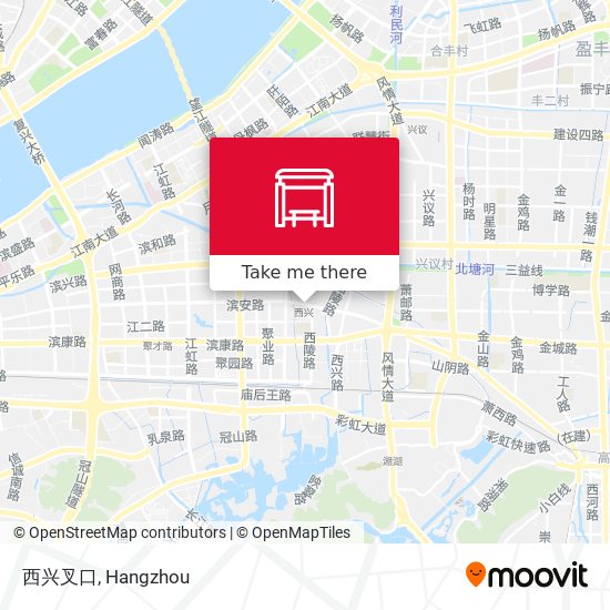西兴叉口 map