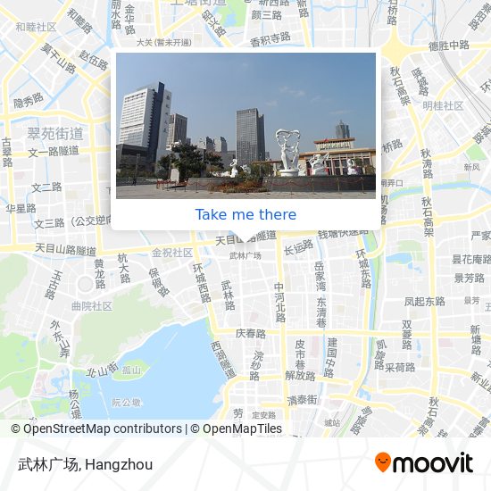 武林广场 map